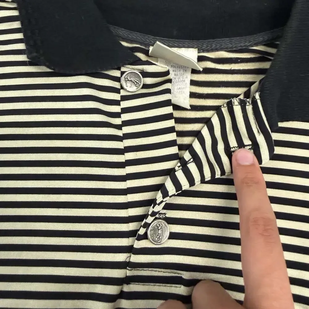 Vintage 80’s Striped Nike Golf Polo Shirt